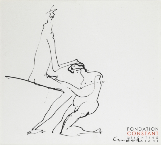 Constant Nieuwenhuys-ZT/Erotisch II, ca 1980