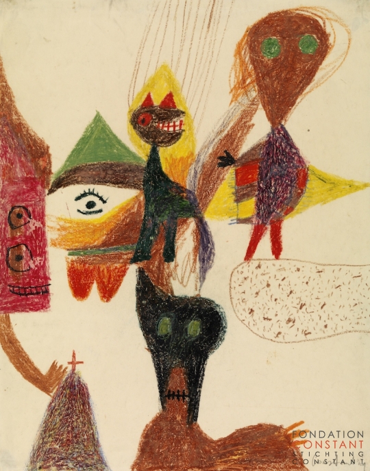 Constant-Carnaval, 1949 Constant Nieuwenhuys-Carnaval, 1949