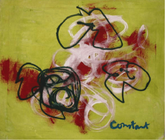2015 Oil and watercolor on canvas, no year