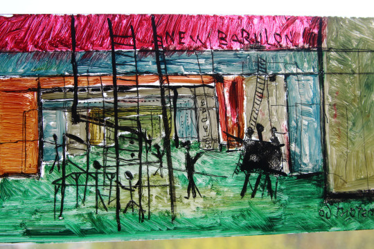 2017 Gouache on paper, 1960