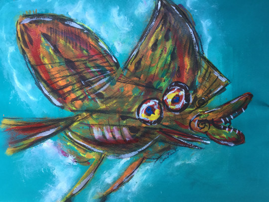 2017 Gouache on paper, year unknown