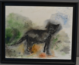 2011 Watercolor on paper, no year