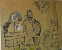 2014 Gouache on paper, 1951