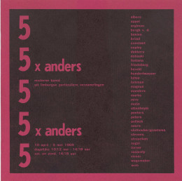 5x anders | moderne kunst uit limburgse particuliere verzamelingen, 1969