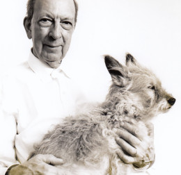Constant and his dog, Tikus.