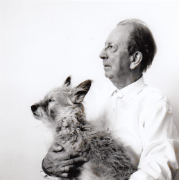 Constant and his dog, Tikus.