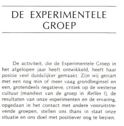 De experimentele groep