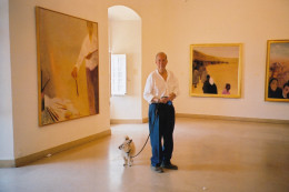 Constant and Tikus in the exhibition space
