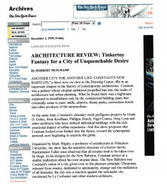 ARCHITECTURE REVIEW; Tinkertoy Fantasy for a City of Unquenchable Desire