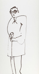 Constant Nieuwenhuys-Les visiteurs du vernissage 10, 1987