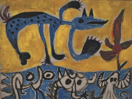 Constant Nieuwenhuys-Fantastische dieren, ca 1947