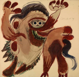 Constant Nieuwenhuys-Moment érotique, 1949