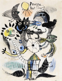 Constant Nieuwenhuys-Pousse tout fleurie II, 1949
