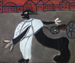 Constant Nieuwenhuys-Man met slepend been, 1950