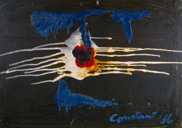 Constant Nieuwenhuys-ZT/Compositie Alba, 1956