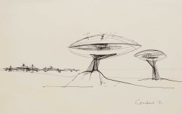 Constant Nieuwenhuys-Spatiovores in een landschap, 1961