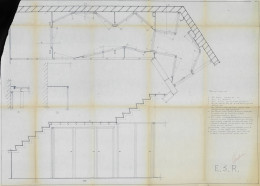 Constant Nieuwenhuys-Plattegrond Deurenlabyrint E.S.R., 1966