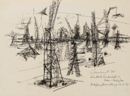 Constant Nieuwenhuys-Künstliche Landschaft in New-Babylon, 1965