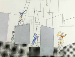 Constant Nieuwenhuys-De ladderbeklimmers, 1969