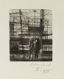 Constant Nieuwenhuys-12 Radierungen zu New Babylon-Indian act, 1970