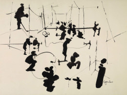 Constant Nieuwenhuys-Figuren in de ruimte, 1971