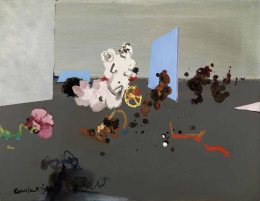 Constant Nieuwenhuys-La rose fanée, 1972