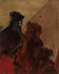 Constant Nieuwenhuys-Les bigotes, ca 1977