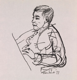 Constant Nieuwenhuys-Portret van Fanny Kelk, 1977