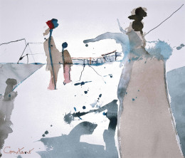 Constant Nieuwenhuys-L'Adieu, ca 1979