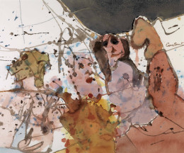 Constant Nieuwenhuys-Maskerade, ca 1979