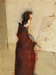Constant Nieuwenhuys-ZT/De schilder, 1977 ca