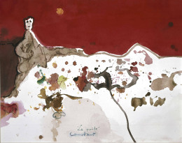 Constant Nieuwenhuys-Le poète [I], 1980