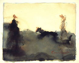 Constant Nieuwenhuys-Constant-ZT/Twee figuren, ca 1982