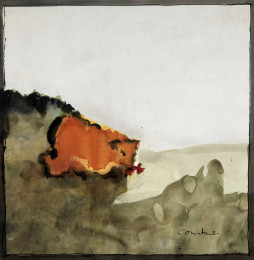 Constant Nieuwenhuys-Vissende vos, ca 1984