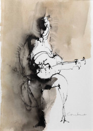 Constant Nieuwenhuys-Gitaarspeler I, 1984