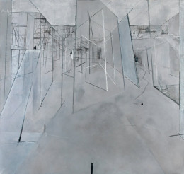 Constant Nieuwenhuys-Labyrinthische ruimte, 1973