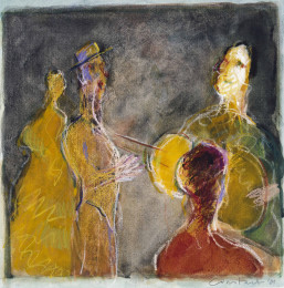Constant Nieuwenhuys-Straatmuzikanten, 1988