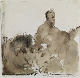 Constant Nieuwenhuys-Voorstudie Orpheus 1, 1988