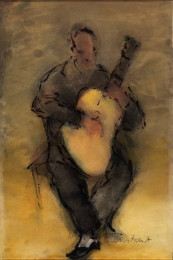 Constant Nieuwenhuys-De gitaarspeler, 1991
