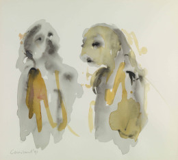 Constant Nieuwenhuys-ZT/Twee mensen, 1991