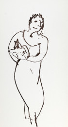 Constant Nieuwenhuys-Les visiteurs du vernissage 24, 1987