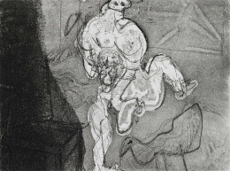 Constant Nieuwenhuys-Danser met vogel, 1971