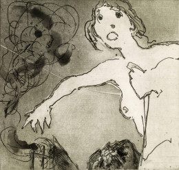 Constant Nieuwenhuys-De brand I, 1987
