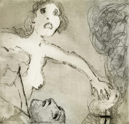 Constant Nieuwenhuys-De brand II, 1987