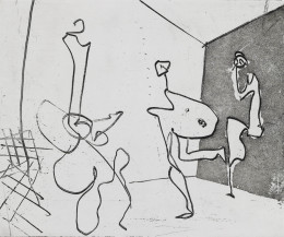 Constant Nieuwenhuys-Drie dansers, 1971 