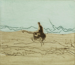 Constant Nieuwenhuys-Eenzame figuur, 1970