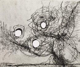 Constant Nieuwenhuys-Gaten ets, 1961