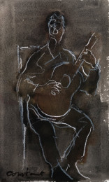 Constant Nieuwenhuys-Gitaarspeler II, 1987