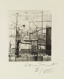 Constant Nieuwenhuys-12 Radierungen zu New Babylon-Interieur met beer, 1970