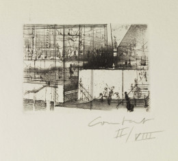 Constant Nieuwenhuys-12 Radierungen zu New Babylon-Interieur, 1970